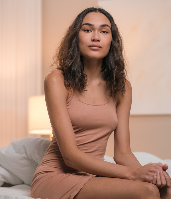 Tan bambu underklänning