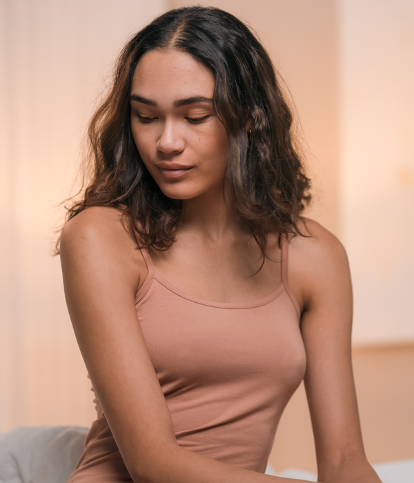 Tan bambu underklänning