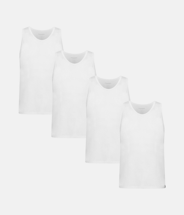4-pack vita linnen i bambu