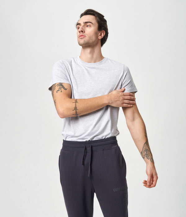 Ljusgrå crew neck bambu T-shirt Copenhagen Bamboo