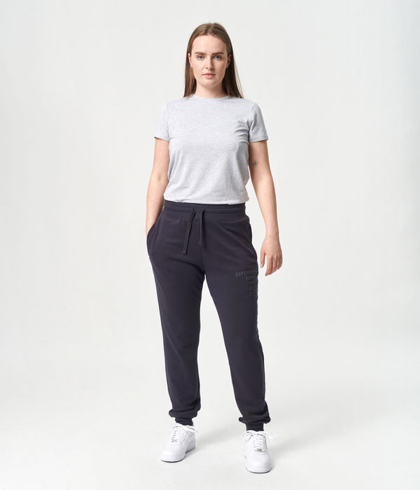 Mørkegrå bambus sweatpants med logo Copenhagen Bamboo