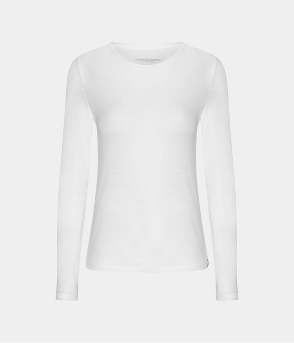 3-pack bambu långärmad t-shirt svart/vit/marinblå