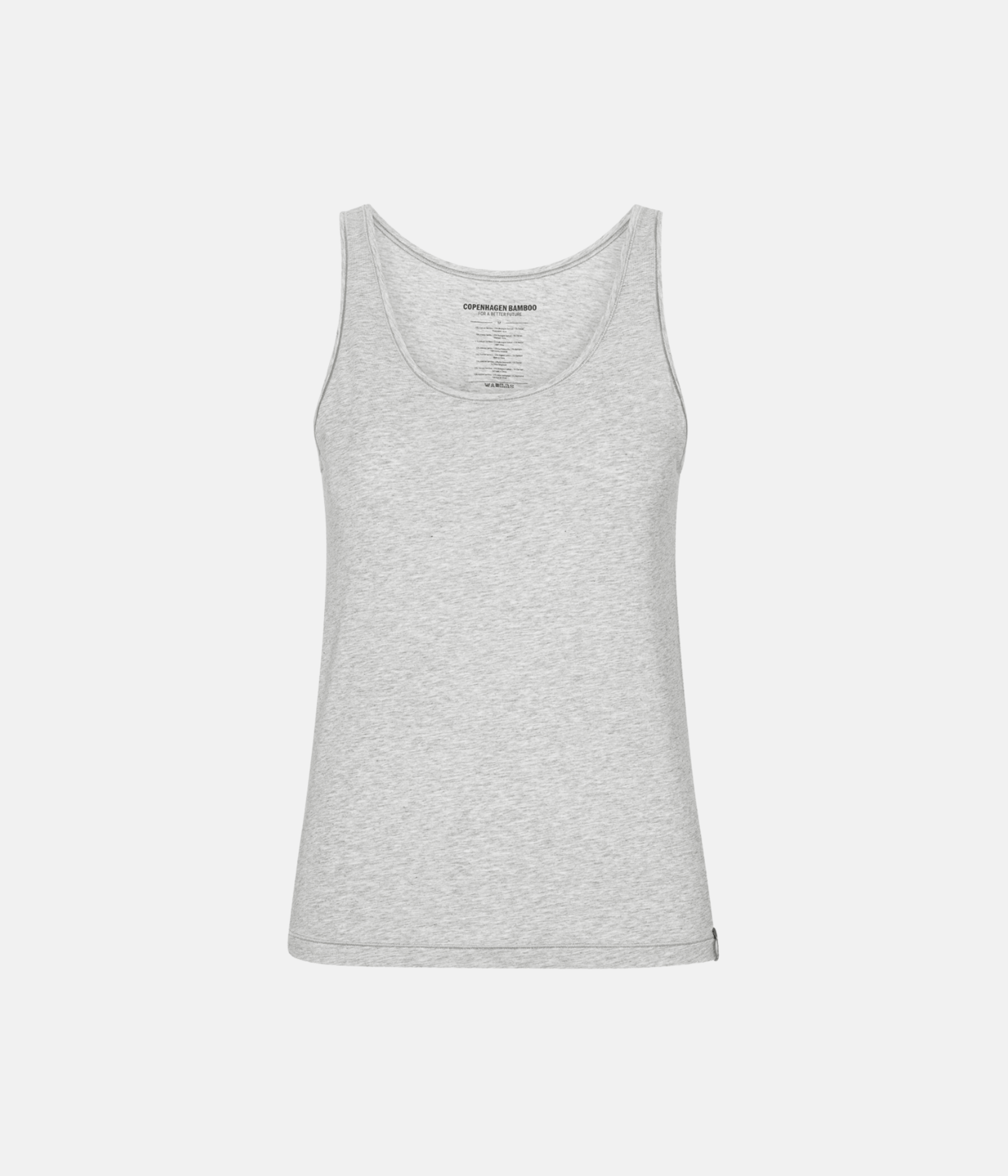 Grå bambus tank top - 2 pak Copenhagen Bamboo