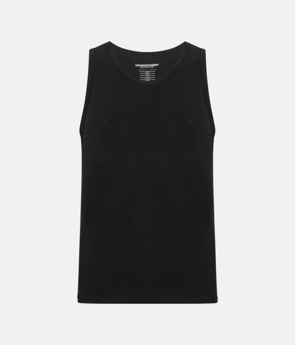 Svarta bambu tanktops - 2-pack