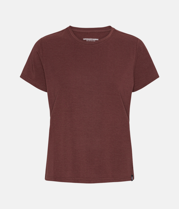 3-pack bambu t-shirt lila duva/dekadent choklad/terrakotta