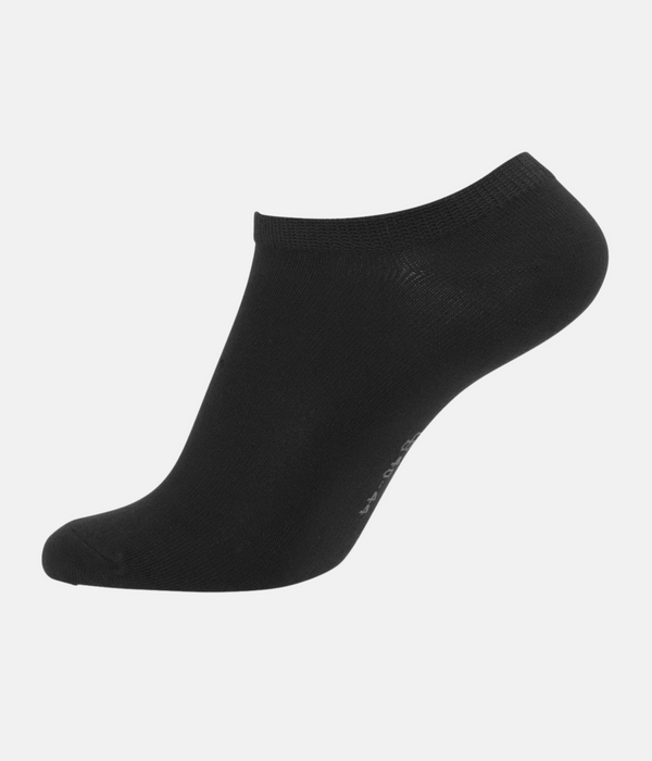 5-PACK SVARTA FOOTIES I BAMBU