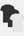 3-pack bambu t-shirt svart/svart/vit