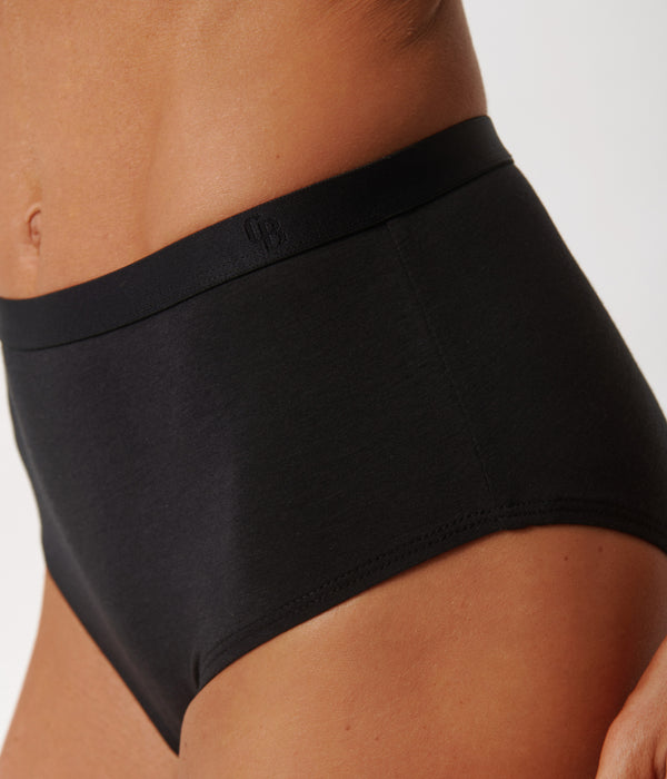 6-pack maxi trosor svarta/vita