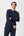 Navy bambu sweatshirt med logga