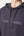 Mörkgrå bambu hoodie med logga
