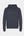 Mörkgrå bambu hoodie med logga