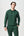 Grön bambu hoodie med logga