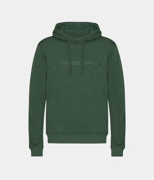 Grøn bambus hoodie med logo XS   Copenhagen Bamboo