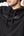 Svart bambu hoodie med logga