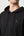 Svart bambu hoodie med dragkedja