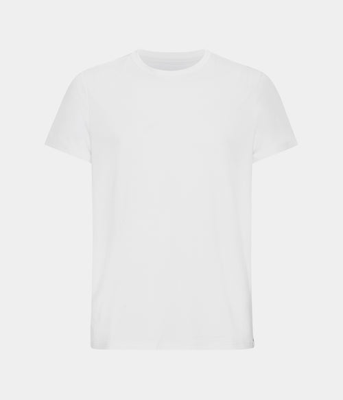 Hvid crew neck bambus T-shirt S   Copenhagen Bamboo