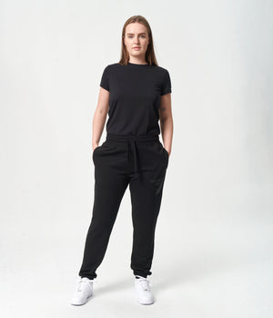 Sorte bambus sweatpants med logo    Copenhagen Bamboo