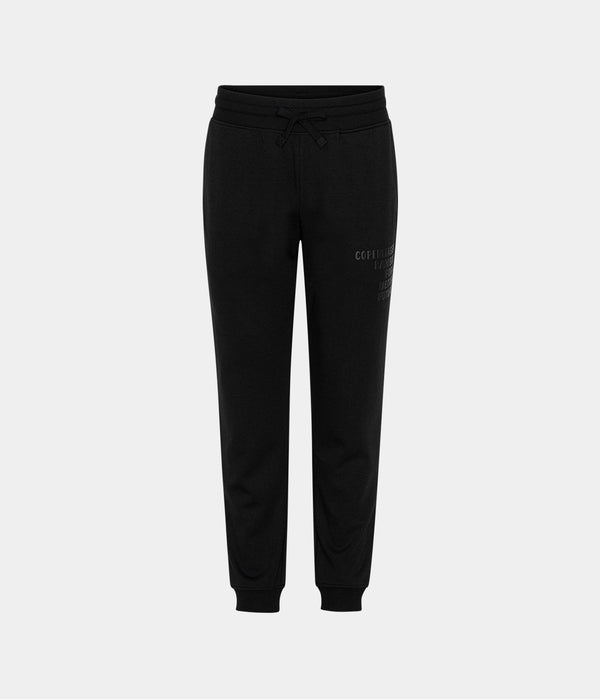 Svarta bambu sweatpants med logga