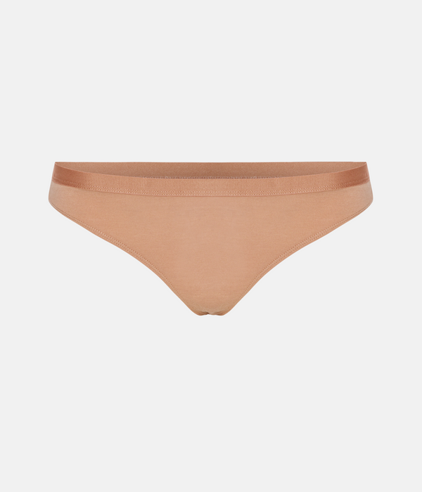 Tan bambu stringtrosor - 3-pack